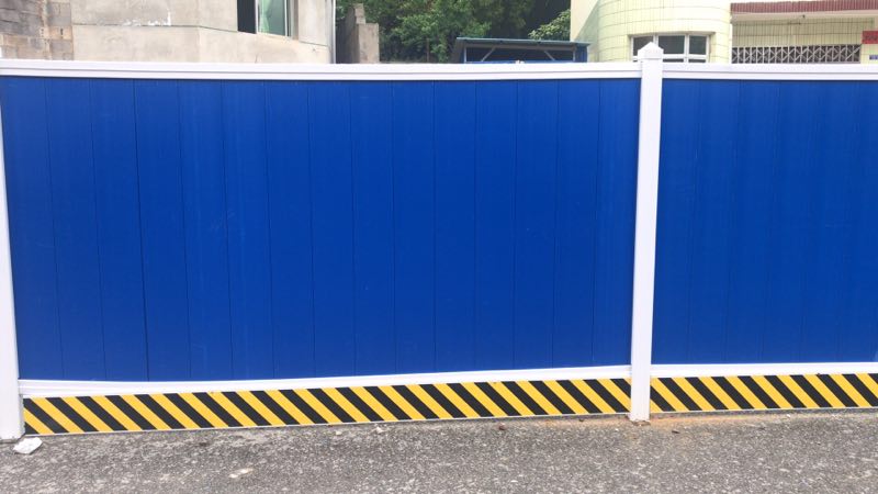 泾阳黄家湖工地围挡施工